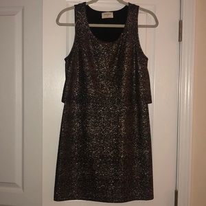 ❗️PRICE DROP❗️Everly Metallic mini dress